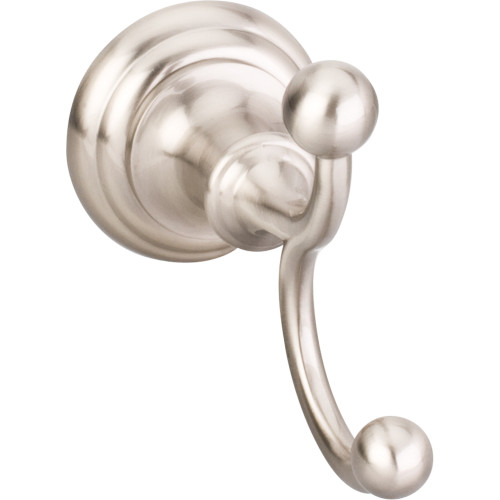 Fairview Satin Nickel Double Robe Hook  - Contractor Packed | BHE5-02SN | Elements