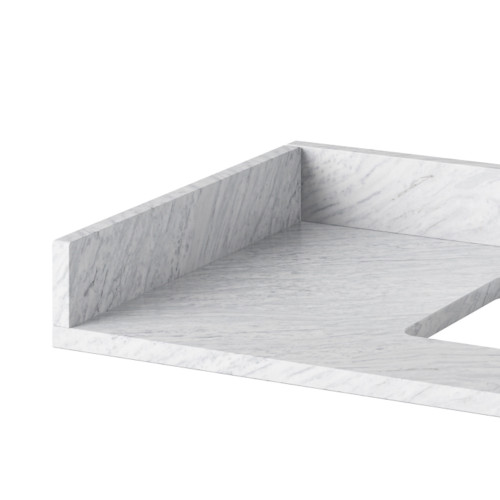 White Carrara Marble Sidesplash | SSPLASH21WC | Jeffrey Alexander