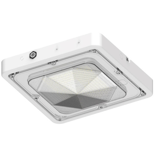 Westgate CXES-40-80W-MCTP-WH Builder Series Indoor Sq Canopy Light Selectable 40/60/80W 30/40/50K, Wh | Westgate at lightingandsupplies.com