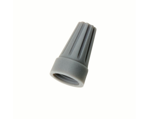 Ideal Industries WireTwist-WT1 Wire Connector, Model WT1 Gray