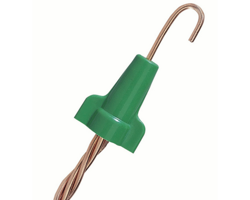 Ideal Industries Wing-Nut-92 Greenie Grounding Wire Connector, Model 92 Green