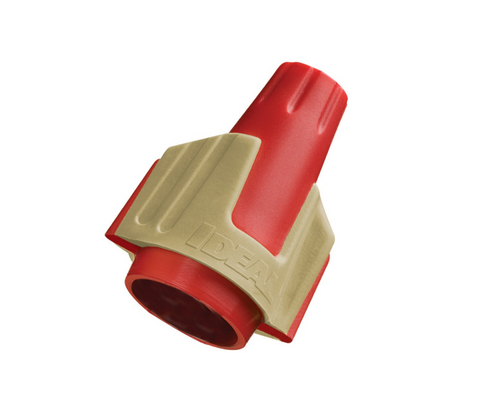 Ideal Industries Twister-Pro-344 Twister PRO Wire Connector, Model 344 Red/Tan