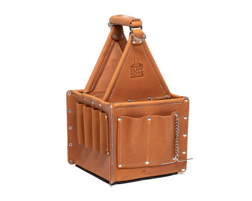 Ideal Industries 35-975 Tuff-Toteª Ultimate Tool Carrier, Premium Leather w/Strap