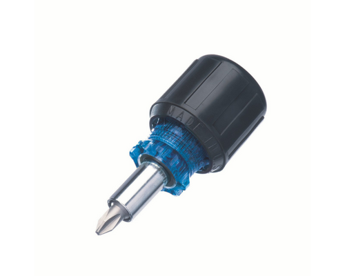 Ideal Industries 35-945 6-in-1 Stubby Multi-Bit Driver