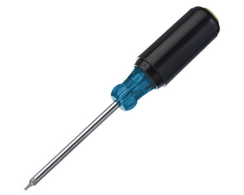 Ideal Industries 35-690 Square-Recess Tip Screwdriver, #0 x 4"