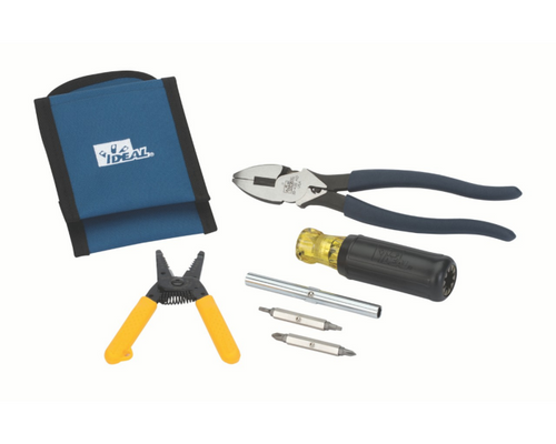 Ideal Industries 35-5799 Electrician's Tool Kit, 4-Piece