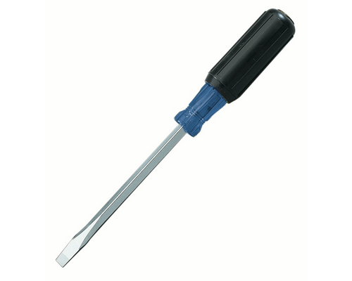 Ideal Industries 35-156 HD Keystone Tip Screwdriver, 5/16" x 6", Square Shank