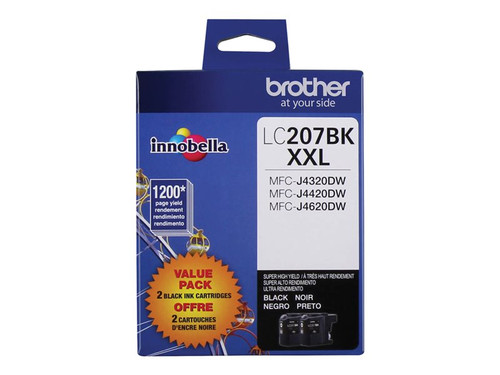 Brother BRTLC2072PKS BROTHER MFC-J4320DW 2PK XH YLD BLACK INKS