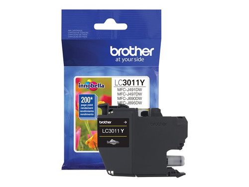 Brother BRTLC3011Y BROTHER MFC-J491DW SD YLD YELLOW INK