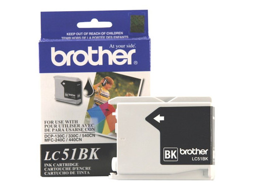 Brother BRTLC51BK BROTHER MFC-240C SD YLD BLACK INK