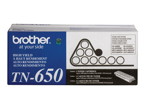 Brother BRTTN650 BROTHER HL-5340D HI YLD BLACK TONER