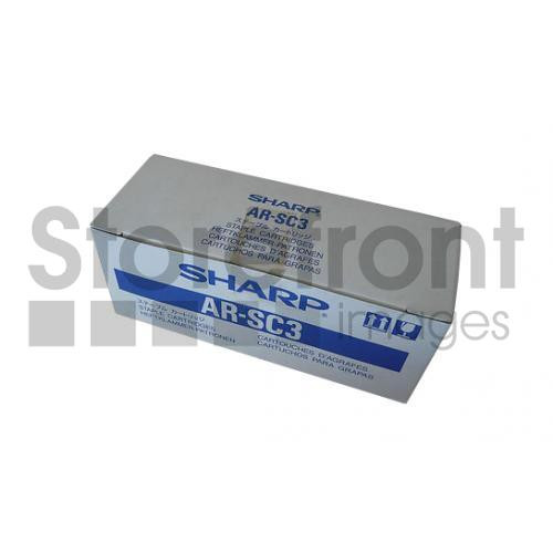 Sharp SHRARSC3 SHARP AR-M550 AR-SC3 3PK 2,000 D2 STAPLE CTGS