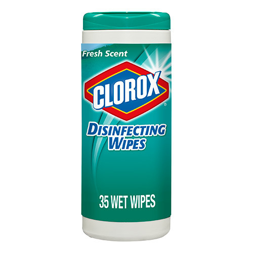 Clorox RSC13593 CLOROX BLEACH FREE WIPES FRESH SCENT 35-CT