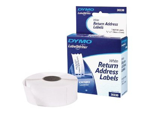 Dymo DYM30330 DYMO LW LABELS WHITE 500 RTN ADDRESS 0.75"X2"