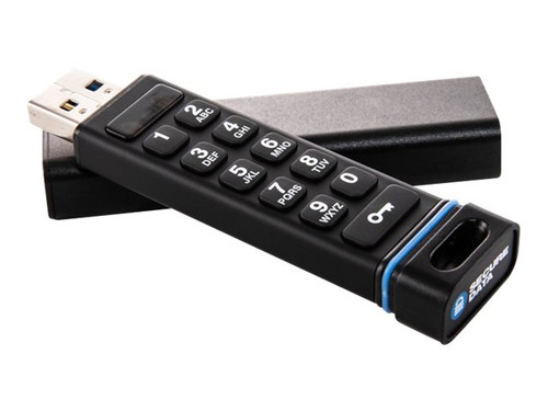 Emtec EMCSUKPBL64 EMTEC SECUREUSB KEYPAD 64GB USB 3.0 FLASH DRIVE