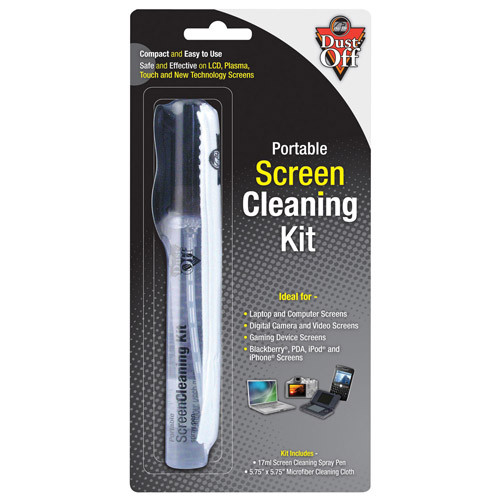 Falcon Safety FALDPSCKB DUST-OFF PORTABLE SCREEN CLEANING KIT