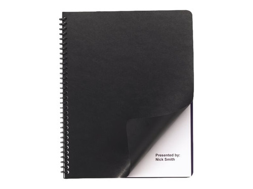 GBC GBC2001712 GBC REGENCY-BLK 50PK BIND COVERS-ROUND