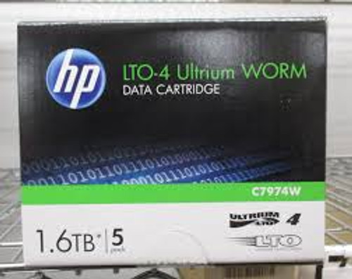 HPE HEWC7974W HP LTO ULTRIUM-4 WORM LQ-800/1.6TB DATA TAPE
