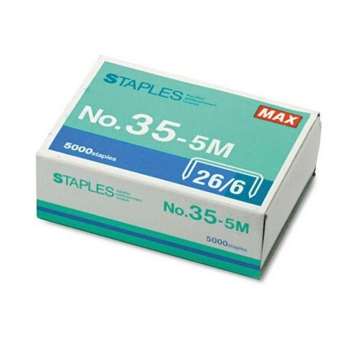 Max Usa MXB355M MAX HD-50DF STANDARD 5000PK 1/4" STAPLES