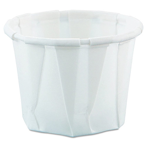 Solo Cup RSC31112 SOLO CUP TREATED 0.75OZ WHITE PAPER SOUFFLE CUP