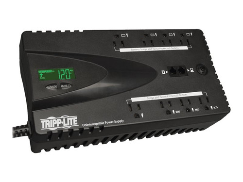 Tripplite TRPECO650LCD TRIPPLITE 8-OUTLET LCD ENERGY-SAVING UPS SURGE