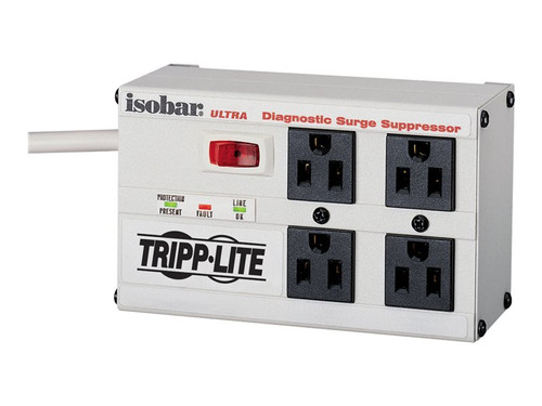 Tripplite TRPISOBAR4U TRIPPLITE ISOBAR 4 ULTRA 4-OUTLET 6FT CORD SURGE