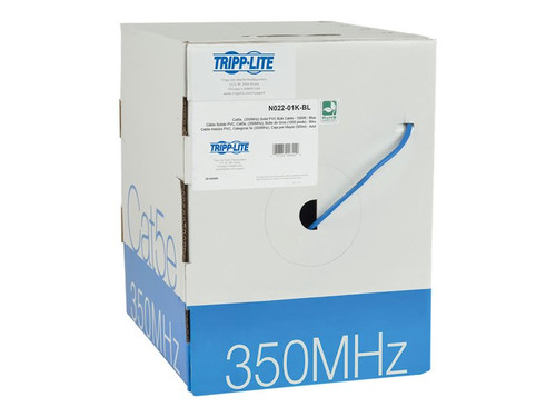 Tripplite TRPN022-01K-BL TRIPPLITE CAT5/E BULK 1000' UTP PVC CABLE BLUE