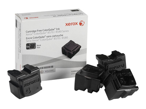 Xerox XER108R00930 XEROX COLORQUBE 8570N 4PK SD BLACK INK STICKS
