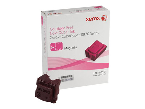 Xerox XER108R00951 XEROX COLORQUBE 8870DN 6PK SD MAGENTA INK STICK