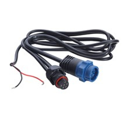 Lowrance 000-0127-66 Transducer Adaptor Cable, Blue Plug to Uni-Plug