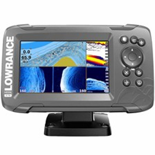 Lowrance 000-14286-001 HOOK_ 5 with TripleShot Transducer and US / Canada Nav+ Maps