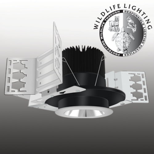 Rayon Lighting RVC4-FN 4" New Construction Turtle Friendly Downlight Commercial Downlight