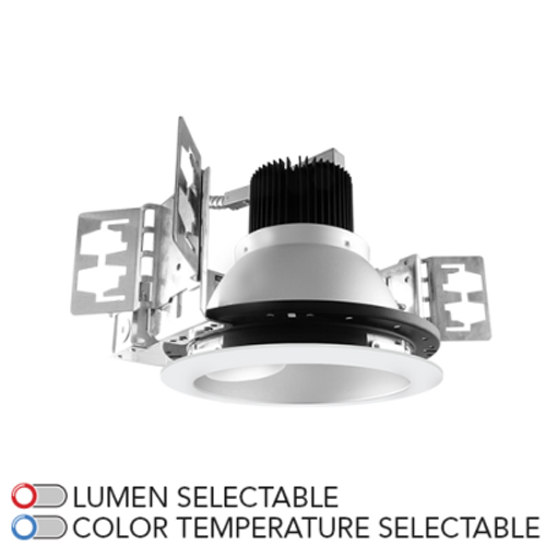 Rayon Lighting RBC6-FN-W 6" Builders Plus LED Commercial Fixed Wall Wash 6" Commercial Downlight