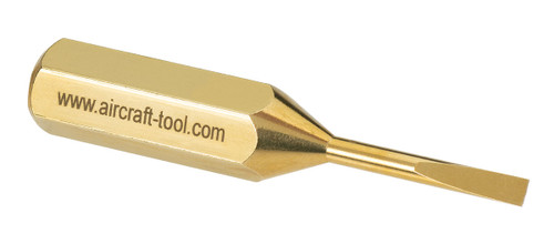 Aircraft Tool Supply 906S Brass Compass Screwdriver