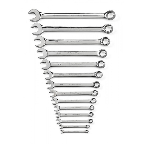 Aircraft Tool Supply 81924 Non-Ratcheting Wrench Set 14Pc