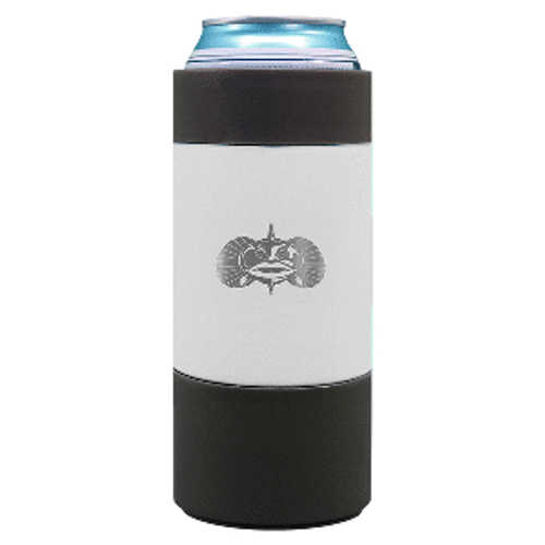 Toadfish Non-Tipping Can Cooler for 12oz Cans - Suction Cup Can Cooler for  Beer & Soda - Includes Slim Can Adapter - Stainless Steel Double-Wall