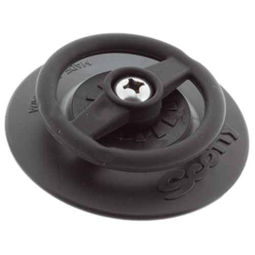 Scotty 443 D-Ring w/3" Stick-On Accessory Mount 443
