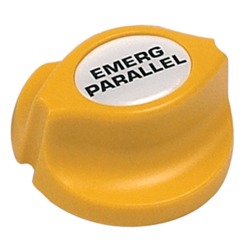 BEP Emergency Parallel Battery Knob - Yellow - Easy Fit 701-KEY-EP