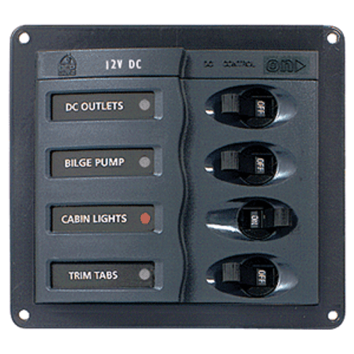 BEP Circuit Breaker Panel - 4-Way 900-DC