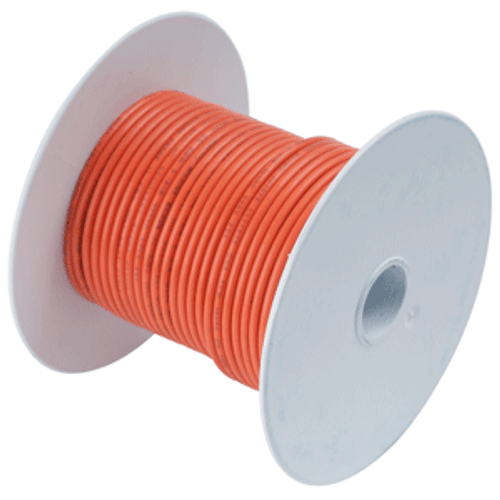Ancor Orange 16 AWG Tinned Copper Wire - 25' 182503