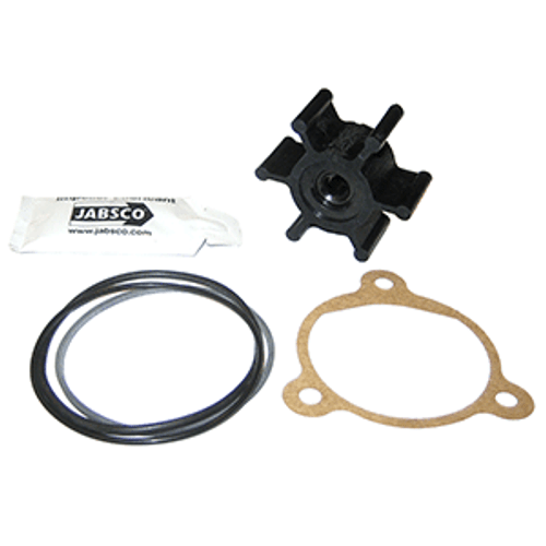 Jabsco Neoprene Impeller Kit w/Cover, Gasket or O-Ring - 6-Blade - 5/16 Shaft Diameter 6303-0001-P