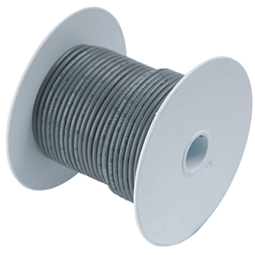 Ancor Grey 14 AWG Tinned Copper Wire - 18' 184403