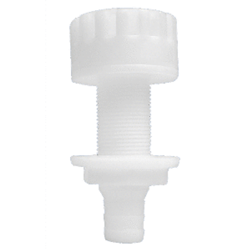 Attwood Plastic White Thru-Hull With Strainer - 3/4" Inner Diameter 3886-3