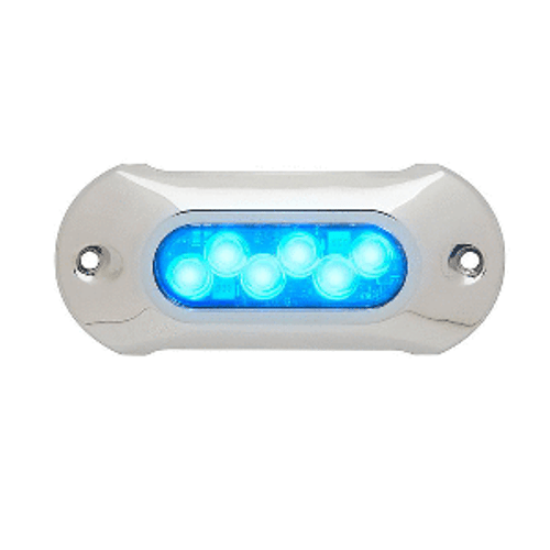 Attwood LightArmor HPX Underwater Light - 6 LED &amp; Blue 66UW06B-7