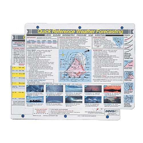 Davis Quick Reference Weather Forecasting Card 131