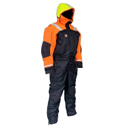 First Watch Anti-Exposure Suit Hi-Vis - Orange/Black - Medium AS-1100-OB-M