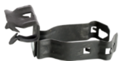 Minerallac SFC916KC114 Flange Clamp with Conduit Clip Black Phosphate Spring Steel