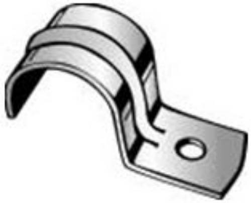 Minerallac K55J10 1 Hole Strap Pre-galvanized Steel