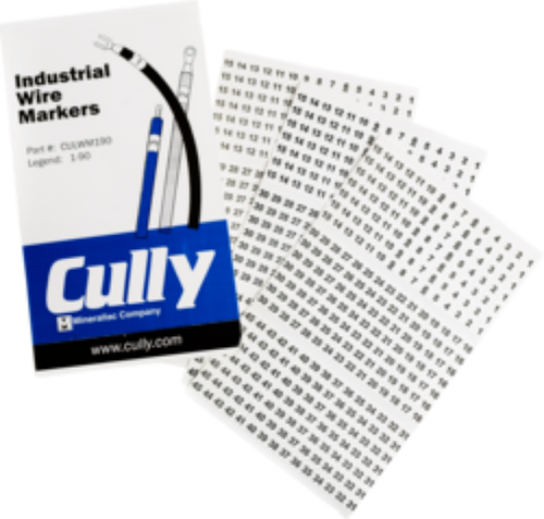 Minerallac CULWM190AZ Wire Marker Book
