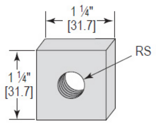 Minerallac CIN50PL Concrete Insert